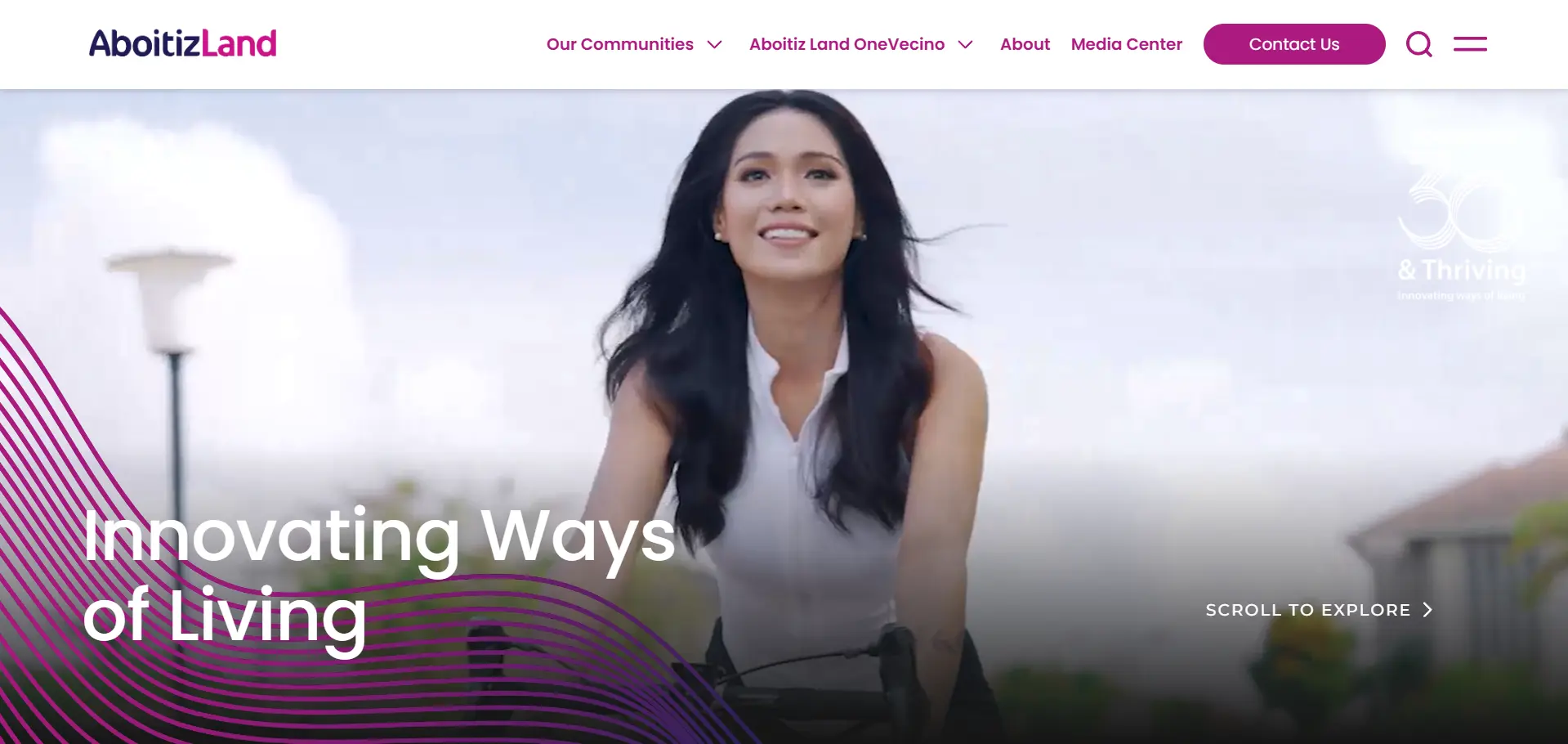 Aboitiz Land Website Screenshot